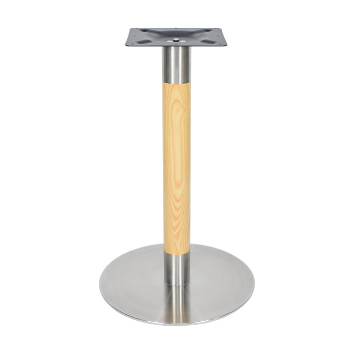 Commercial Grade Round Table Legs | Restaurant Stainless Steel Table Legs