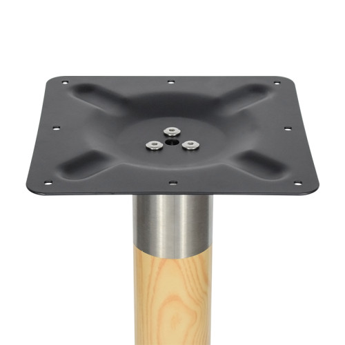 Commercial Grade Round Table Legs | Restaurant Stainless Steel Table Legs