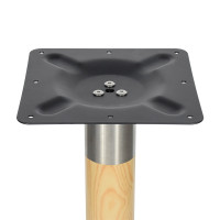 Commercial Grade Round Table Bases | Restaurant Stainless Steel Table Legs