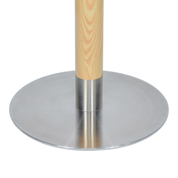Commercial Grade Round Table Legs | Restaurant Stainless Steel Table Legs