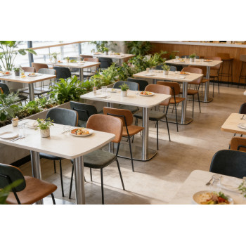 OEM & ODM Commercial Stainless Steel Table Legs | Heavy-Duty Table Base for Restaurants