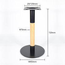 Modern Wood Grain Table Legs | Commercial Cafe & Restaurant Table Legs
