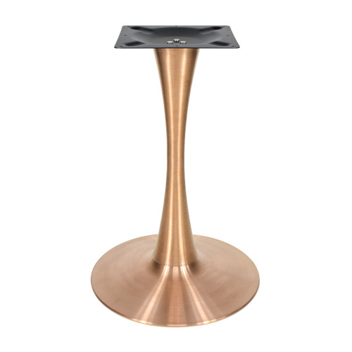 Tulip-Shaped  Brushed Table Base | Metal Coffee Table Legs