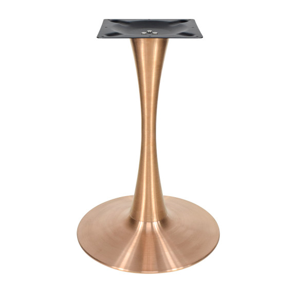 Tulip-Shaped Brushed Table Base | Metal Coffee Table Legs