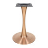 Tulip-Shaped Brushed Table Base | Metal Coffee Table Legs