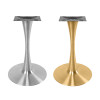 Tulip-Shaped Brushed Table Base | Metal Coffee Table Legs
