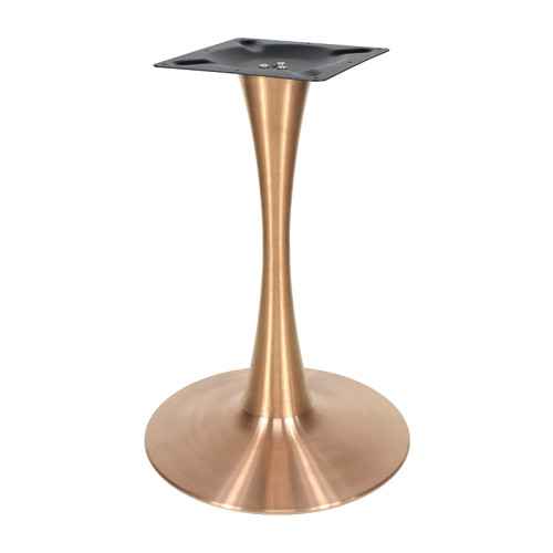 Tulip-Shaped  Brushed Table Base | Metal Coffee Table Legs