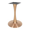 Tulip-Shaped Brushed Table Base | Metal Coffee Table Legs