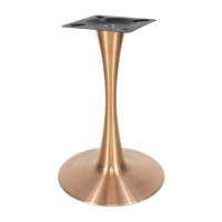 Tulip-Shaped Brushed Table Base | Metal Coffee Table Legs