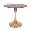 Tulip-Shaped Brushed Table Base | Metal Coffee Table Legs