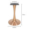 Tulip-Shaped  Brushed Table Base | Metal Coffee Table Legs