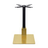 Commercial Stainless Steel Table Legs | Brushed Gold & Black Commercial Restaurant Table Legs
