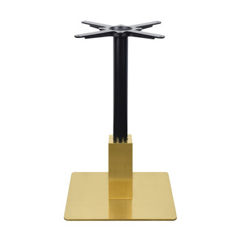 Commercial Stainless Steel Table Legs | Brushed Gold & Black Commercial Restaurant Table Legs