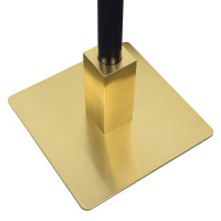 Commercial Stainless Steel Table Bases | Brushed Gold & Black Commercial Restaurant Table Legs