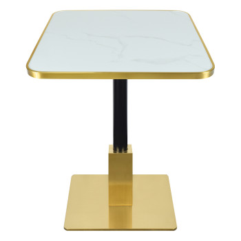 Commercial Stainless Steel Table Legs | Brushed Gold & Black Commercial Restaurant Table Legs