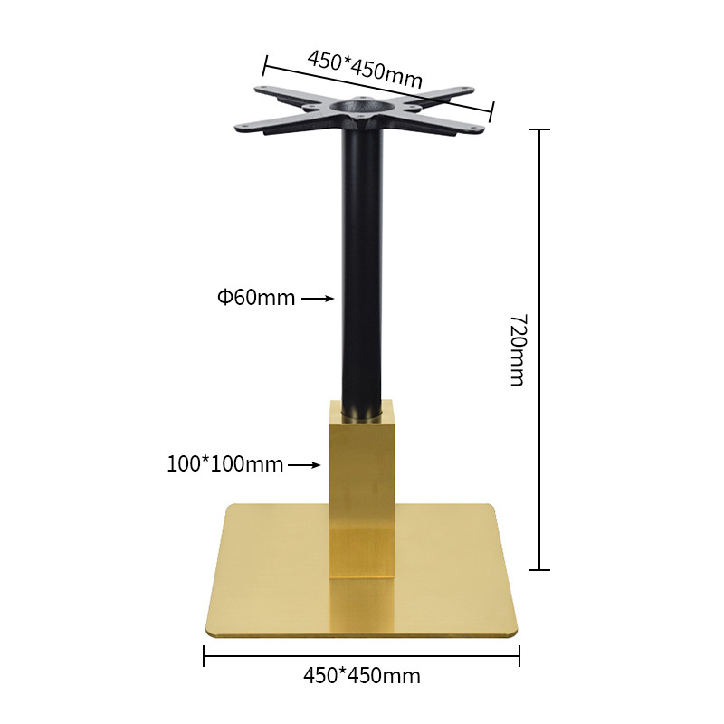 Stainless Steel Table Leg Dimensions