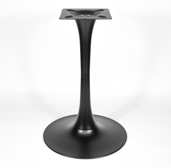 Tulip-Shaped Black Table Base | | Metal Coffee Table Legs