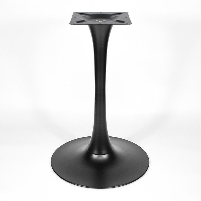 Tulip-Shaped Black Table Base | | Metal Coffee Table Legs