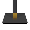 Modern Square Base Table Pedestal | metal dining table legs