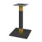 Modern Square Base Table Pedestal | metal dining table legs