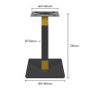 Modern Square Base Table Pedestal | metal dining table legs