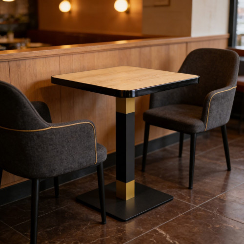 Modern Square Base Table Pedestal | metal dining table legs