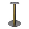 Brushed Gold & Black Commercial Restaurant Table Legs | metal dining table legs