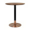 Stainless Steel Round Table Base -Brushed Rose Gold  Pedestal for Dining & Cafe