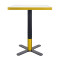 Brushed Gold & Black Commercial Cafe Table Legs | Modern Dining Table Legs
