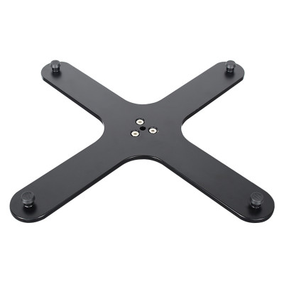 Brushed Gold & Black Commercial Cafe Table Legs | Modern Dining Table Legs