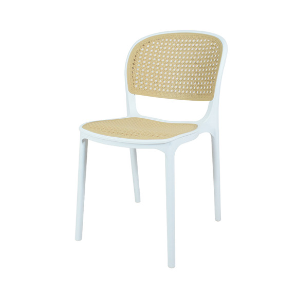 Stackable Cafe Chair | Modern Plastic Dining Chairs