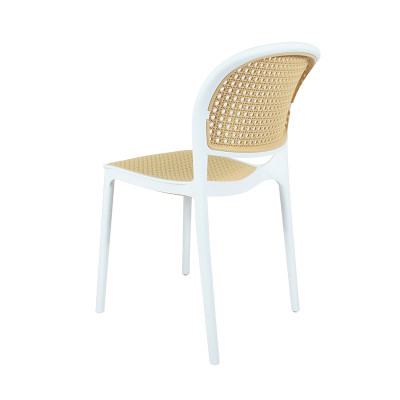 Stackable Cafe Chair  | Modern Plastic Dining Chairs