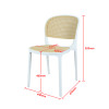 Stackable Cafe Chair  | Modern Plastic Dining Chairs