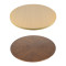 Round Wood Veneer Table Top | Light Oak Finish for Cafe & Dining Tables