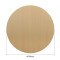 Round Wood Veneer Table Top | Light Oak Finish for Cafe & Dining Tables