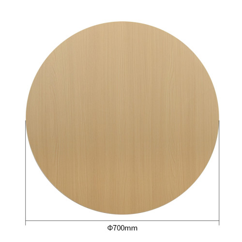 Round Wood Veneer Table Top | Light Oak Finish for Cafe & Dining Tables
