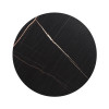 Black Marble Effect Table Top with Gold Veining | Wood Coffee Table Top