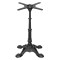 Matte Black Commercial Table Pedestal for Cafe & Bistro | Vintage Cast Iron Table Legs