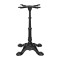 Matte Black Commercial Table Pedestal for Cafe & Bistro | Vintage Cast Iron Table Legs