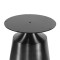 Brushed Titanium Black Metal Pedestal for Dining & Bar Tables | Wholesale Table Legs