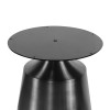 Brushed Titanium Black Metal Pedestal for Dining & Bar Tables | Wholesale Table Legs