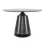 Brushed Titanium Black Metal Pedestal for Dining & Bar Tables | Wholesale Table Legs
