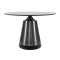 Brushed Titanium Black Metal Pedestal for Dining & Bar Tables | Wholesale Table Legs