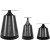 Brushed Titanium Black Metal Pedestal for Dining & Bar Tables | Wholesale Table Legs