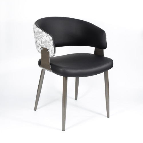 Modern Upholstered Arm Dining Chair | Custom Upholstered Dining Chairs