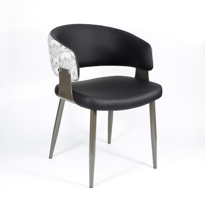 Modern Upholstered Arm Dining Chair | Custom Upholstered Dining Chairs