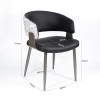 Modern Upholstered Arm Dining Chair | Custom Upholstered Dining Chairs