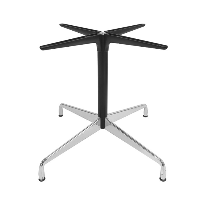 Sleek Aluminum Alloy Cross Table Base | Outdoor Aluminum Table Legs