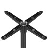 Sleek Aluminum Alloy Cross Table Base | Outdoor Aluminum Table Legs