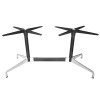 Sleek Aluminum Alloy Cross Table Base | Outdoor Aluminum Table Legs